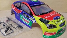 Carrozzeria 1/10 RC auto 190mm rally su strada deriva Ford Focus "Abu Dhabi"