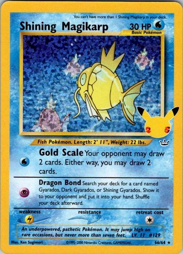 Shining magikarp celebrations - magikarp,