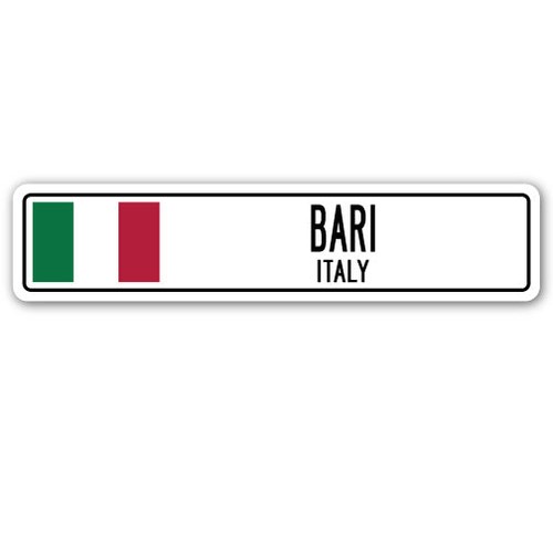 Bari italia cartello stradale - italia,