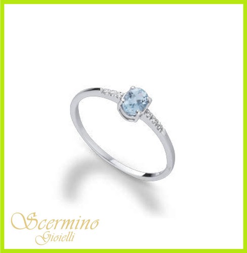 Anello oro bianco - anello,