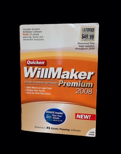 Quicken willmaker premium - premium, 2008