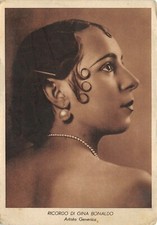 A8852) RICORDO DI GINA BONALDO ARTISTA GENERICA