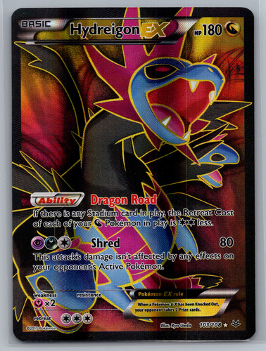Hydreigon ultra rare - hydreigon, ex