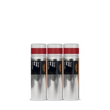 3x Vernice Spray Rosso
