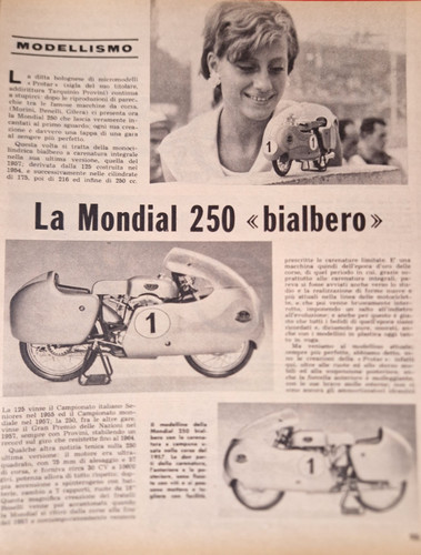 Moto mondial 250 - mondial, bialbero