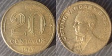 BRAZIL # 20 centavos 1947 "
