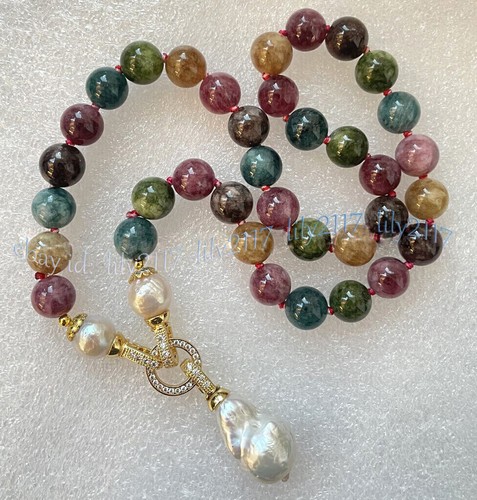 Collana con ciondolo perle