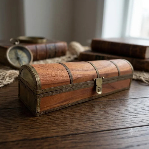 Cofanetto vintage legno - cofanetto,