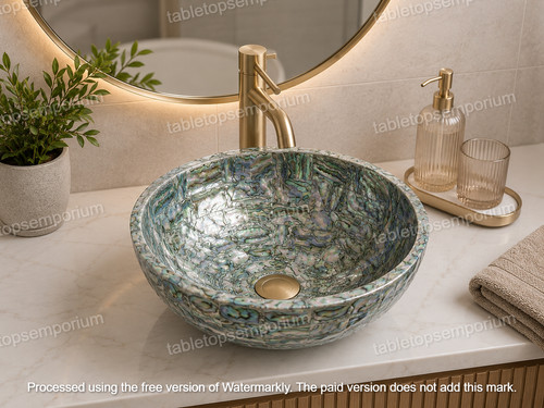 Lavello cucina tondo pietra