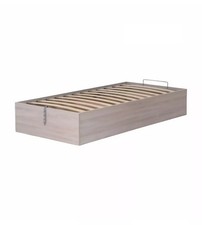 LETTO SINGOLO CONTENITORE "BED BOX" OLMO NATURALE 90X190 CM