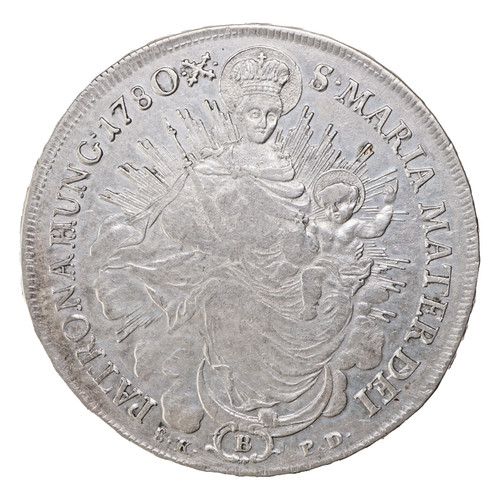 Taler 1780 patrona - taler, hungaria