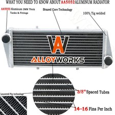 2 Row Aluminum Radiator For