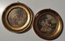 2 Miniature Vintage Lancret
