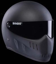 Bandit XXR nero opaco taglia L Streetfighter CASCO casco integrale nero moto