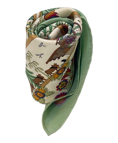 Sciarpa hermes seta verde - sciarpa,