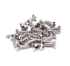 Set 25 viti screw montaggio battipenna e back plate chitarra stratocaster