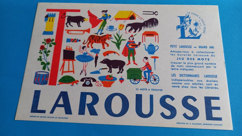 Buvard alphabet larousse - alphabet,