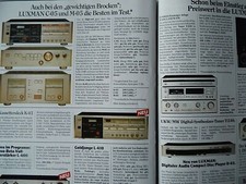 SANSUI, LUXMAN, PROSPETTO