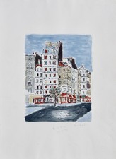 Orfeo Tamburi - Bon à tirer Originale 1992 Parigi firmata a mano, calcografia