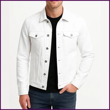 Giacca uomo casual bianca