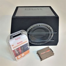 Mac Audio BLK 25 subwoofer altoparlante basso bass reflex 1000 watt inc. Amplificatore