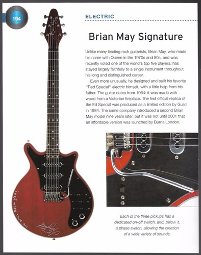 2001 brian may signature - brian, red