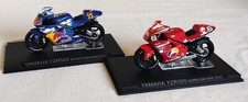 Lotto 2 modellini YAMAHA YZR500 2001 N.Abe + YAMAHA YZR500 2001 S.Nakano 1:24