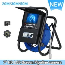 Telecamera fognaria con contatore di distanza, registratore DVR ispezione tubi telecamera serpente