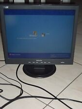Monitor LCD Philips 17"  perfetto e funzionante colore nero 
