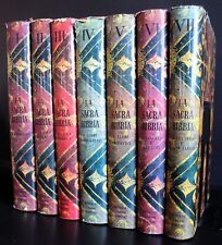 LA SACRA BIBBIA. 7 VOLUMI. AA.VV. FRATELLI FABBRI.