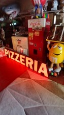 insegna luminosa PIZZERIA cassonata Metallo Vintage Style