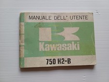 Kawasaki 750 H2-B 1973 manuale uso manutenzione originale italiano