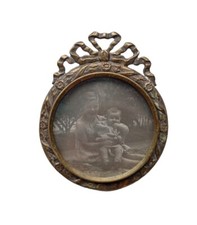 *HH* Antica Cornice Portafoto liberty Vittoriana cornicetta Vintage Frame '900