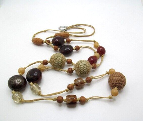 Collana lunga vintage boho