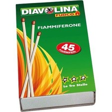 FIAMMIFERI LUNGHI DIAVOLINA - MM 100 CF=10XPZ 45