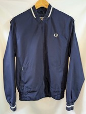 Giacca Bomber Fred Perry Ristampe Navy Made in England Taglia M (40)