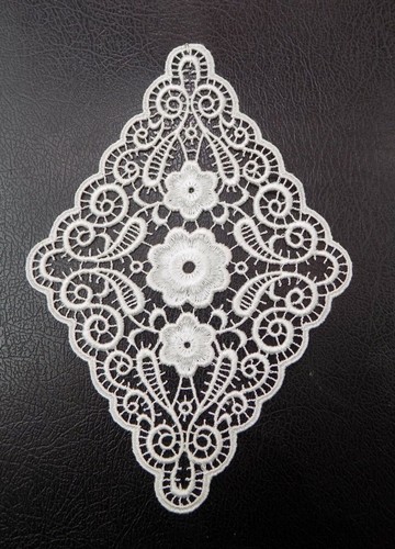 Inserto pizzo macrame rombo - inserto,