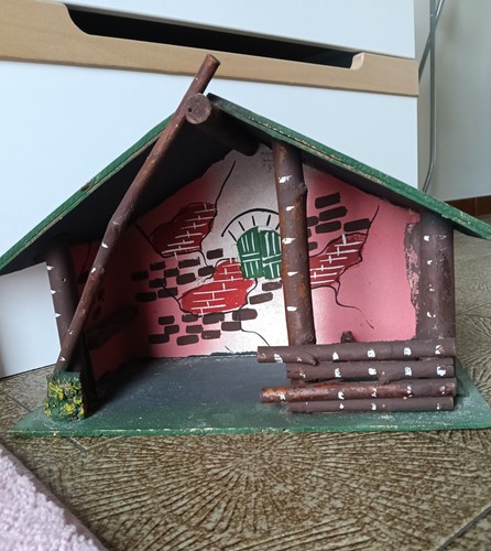 Capanna legno per - legno, presepe
