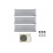 Condizionatore Panasonic trial split Etherea Silver WiFi 12+12+18 Con CU-3Z68TBE