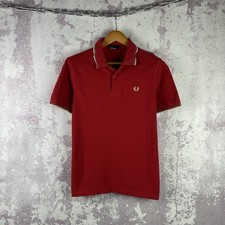 Polo Fred Perry vintage maglietta uomo lusso classica rossa Y2K taglia M