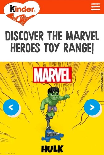 Hulk kinder marvel heroes - heroes, da