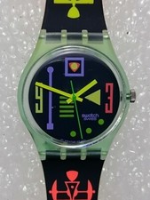 Swatch WORLD RECORD GB 721 - Vintage originale made in Switzerland 1993 mai usato
