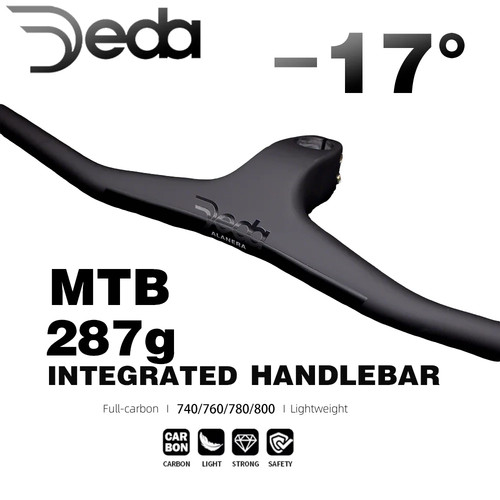 Manubrio mtb integrato - manubrio, -17°