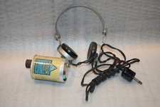 Vintage Galena Radio with Ericsson Headphones and Sandoz Box