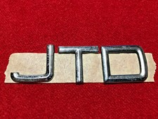 ALFA ROMEO JTD LOGO SIGLA EMBLEMA FREGIO STEMMA SCRITTA TARGHETTA BADGE TARGA AR