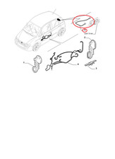 Fiat Idea HATCH LOCK CABLE -