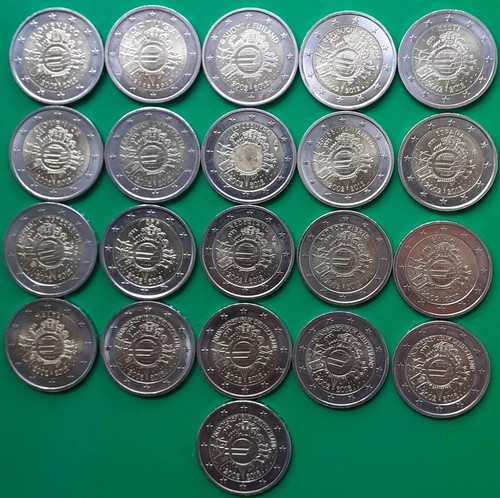 2012 monete euro 10 - da, 2