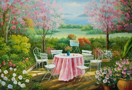 Quadro classico dipinto mano - quadro,