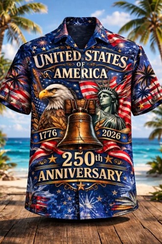 Camicia hawaiana luglio usa - camicia,