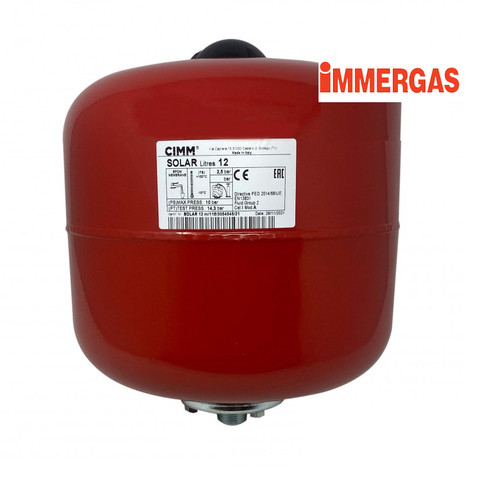 Vaso espansione solare - 12, lt